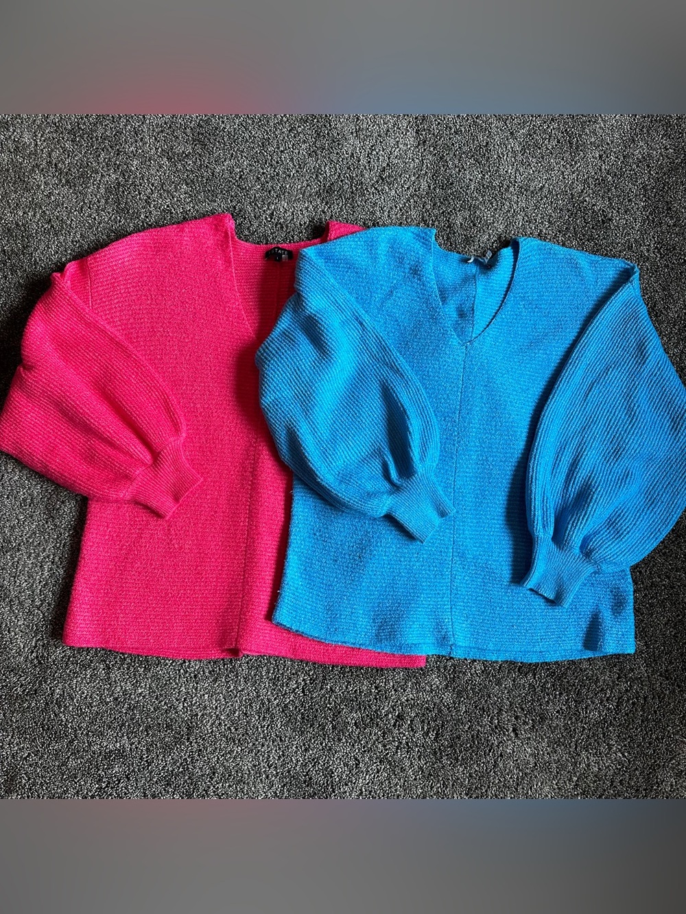 1.State Bundle of 2 bell sleeve vneck sweaters